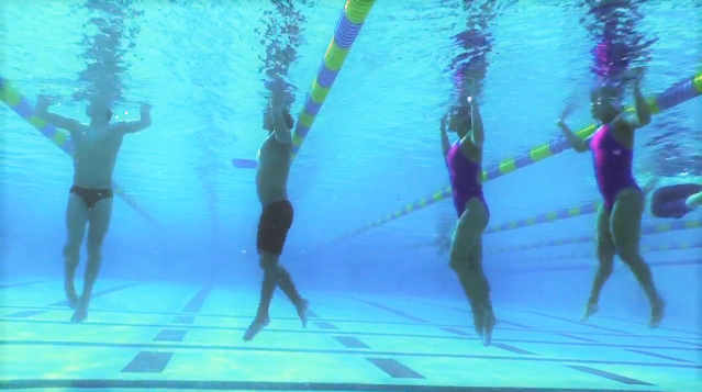 Swim Kick Inertia