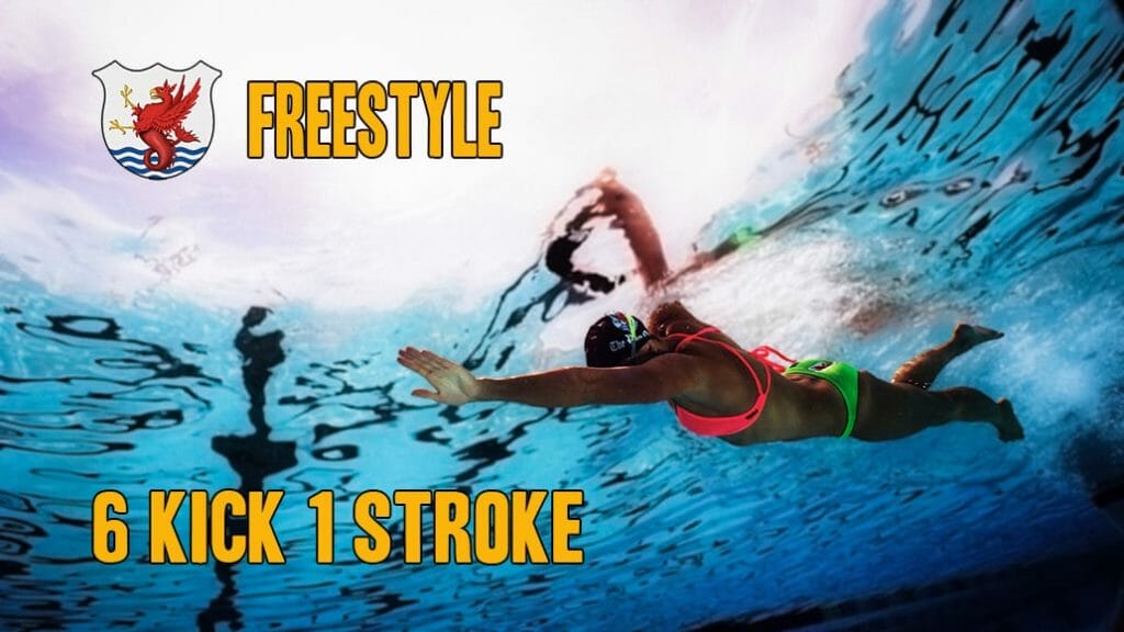 The 6 Kick 1 Stroke drill is one of the most transformative freestyle swim drills we teach at the Race Club Swim Camps.