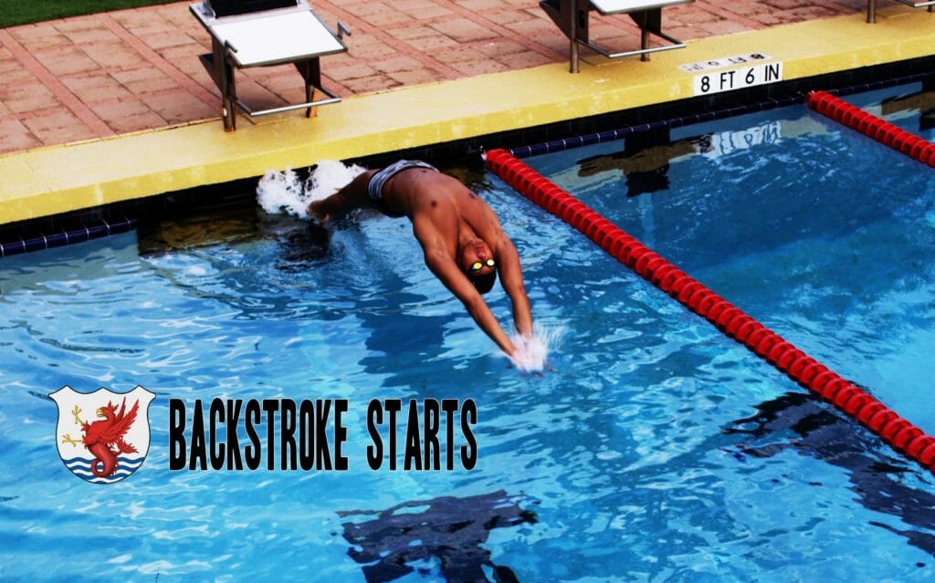 Setting yourself up for a perfect start is not easy, but with practice can become the fastest swim technique for backstroke starts.