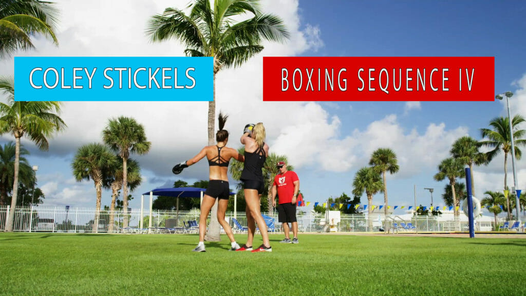 n this part IV progression of renowned swim and strength coach Coley Stickels' boxing progression, he implements a complicated pattern to challenge these elite athletes to learn new movement patterns and execute them quickly and powerfully.