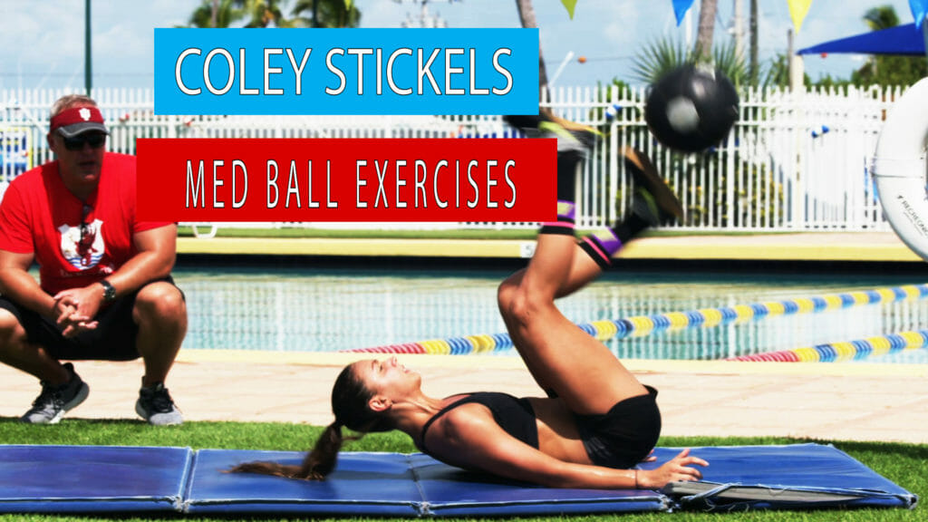 Follow this innovative dryland sequence with med ball exercises from University of Alabama Head Swim Coach Coley Stickels.  The quick, dynamic movements of these elite post-graduate swimmers strengthen the muscles used for fast swimming!
 		
			
				Join the club to access this page! You must purchase one of our Race Club memberships:  The Race Club Membership – 4: Pro, Monthly, The Race Club Membership – 4: Pro, Annual, The Race Club Membership – 4: Elite, Monthly, The Race Club Membership – 4: Elite, Annual, The Race Club Membership – 4: Pro, 4-Month Bundle, The Race Club Membership – 4: Elite, 4-Month Bundle, The Race Club Membership – 4: Premium, Monthly, The Race Club Membership – 4: Premium, 4-Month Bundle, The Race Club Membership – 4: Premium, Annual, The Race Club Membership - Gold – Pro Coach, Monthly, The Race Club Membership - Gold – Elite - Alex Meyer - $375/month or $3500/year, Monthly, The Race Club Membership - Gold – Elite - Dr Megan Cannon $375/month or $3500/year, Monthly, The Race Club Membership - Gold – Premium - Gary Hall Jr - $425/month or $4000/year, Monthly, The Race Club Membership - Gold – Premium - Gary Hall Sr - $425/month or $4000/year, Monthly, The Race Club Membership - Gold – Pro Coach, Annual, The Race Club Membership - Gold – Elite - Alex Meyer - $375/month or $3500/year, Annual, The Race Club Membership - Gold – Elite - Dr Megan Cannon $375/month or $3500/year, Annual, The Race Club Membership - Gold – Premium - Gary Hall Jr - $425/month or $4000/year, Annual, The Race Club Membership - Gold – Premium - Gary Hall Sr - $425/month or $4000/year, Annual, The Race Club Membership – 3, Annual, The Race Club Membership – 3, Monthly, The Race Club Membership - Silver – Monthly or The Race Club Membership - Silver – Annual

Or Login