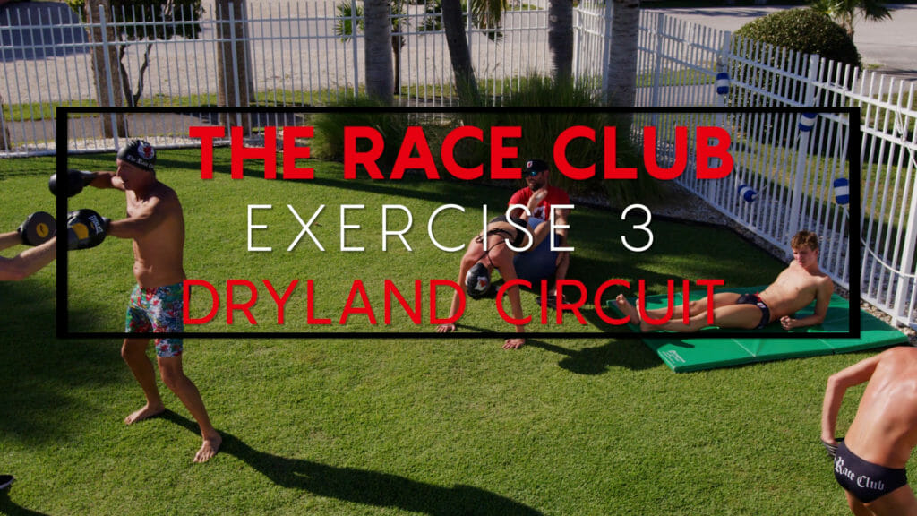 In this Race Club dryland exercise the swimmer mimics how you would use a 6 beat kick in the pool on land. Try this exercise out for 1 minute, the amount of kicks per minute in the pool is far greater than you think!
 		
			
				Join the club to access this page! You must purchase one of our Race Club memberships:  The Race Club Membership – 2, Monthly, The Race Club Membership – 2, Annual, The Race Club Membership (Lane 2 Only) – 2, Monthly, The Race Club Membership (Lane 2 Only) – 2, Annual, The Race Club Membership - Bronze – Monthly, The Race Club Membership - Bronze – Annual, The Race Club Membership – 4: Pro, Monthly, The Race Club Membership – 4: Pro, Annual, The Race Club Membership – 4: Elite, Monthly, The Race Club Membership – 4: Elite, Annual, The Race Club Membership – 4: Pro, 4-Month Bundle, The Race Club Membership – 4: Elite, 4-Month Bundle, The Race Club Membership – 4: Premium, Monthly, The Race Club Membership – 4: Premium, 4-Month Bundle, The Race Club Membership – 4: Premium, Annual, The Race Club Membership - Gold – Pro Coach, Monthly, The Race Club Membership - Gold – Elite - Alex Meyer - $375/month or $3500/year, Monthly, The Race Club Membership - Gold – Elite - Dr Megan Cannon $375/month or $3500/year, Monthly, The Race Club Membership - Gold – Premium - Gary Hall Jr - $425/month or $4000/year, Monthly, The Race Club Membership - Gold – Premium - Gary Hall Sr - $425/month or $4000/year, Monthly, The Race Club Membership - Gold – Pro Coach, Annual, The Race Club Membership - Gold – Elite - Alex Meyer - $375/month or $3500/year, Annual, The Race Club Membership - Gold – Elite - Dr Megan Cannon $375/month or $3500/year, Annual, The Race Club Membership - Gold – Premium - Gary Hall Jr - $425/month or $4000/year, Annual, The Race Club Membership - Gold – Premium - Gary Hall Sr - $425/month or $4000/year, Annual, The Race Club Membership – 3, Annual, The Race Club Membership – 3, Monthly, The Race Club Membership - Silver – Monthly or The Race Club Membership - Silver – Annual

Or Login