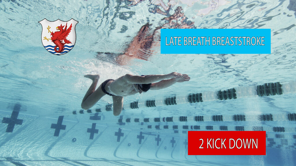 late breath breaststroke