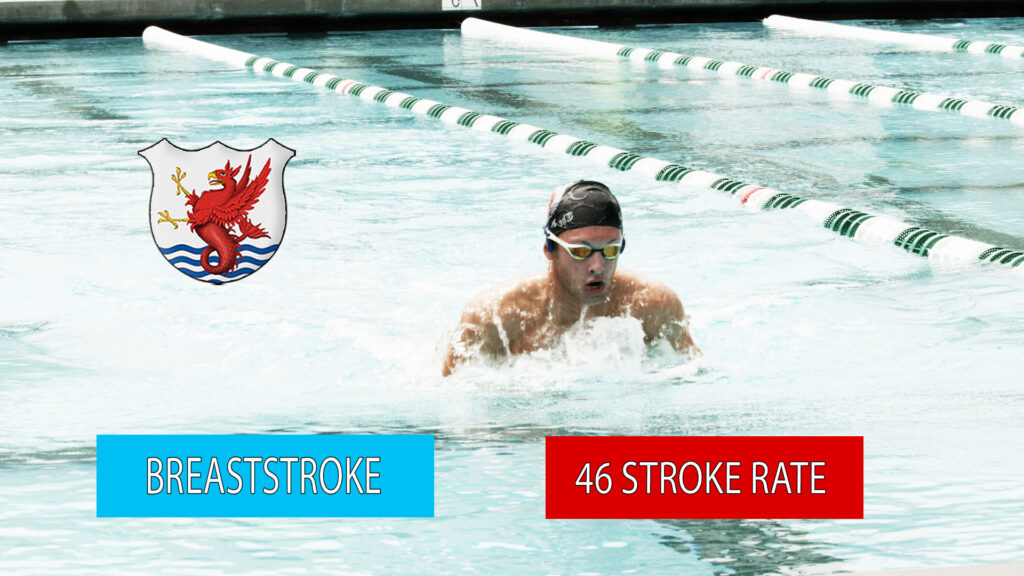 breaststroke stroke rate